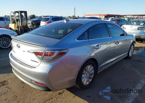 2016 Hyundai Sonata Hybrid Se из США, поврежденный, VIN KMHE24L18GA041780